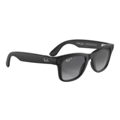 Умные очки Ray-Ban Wayfarer Gen 2 RW4012 Matte Black / Polar Gradient Graphite (Матовая чёрная оправа, линзы поляризованные графитовый градиент), размер M
