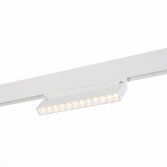 ST364.536.12 Магнитный трековый светильник белый LED 1*12W 3000K 1 009Lm Ra>80 36° IP20 L219xW22xH10 СКАЙЛАЙН 48V