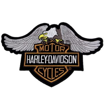 Нашивка Орел - Harley Davidson (270х175мм)