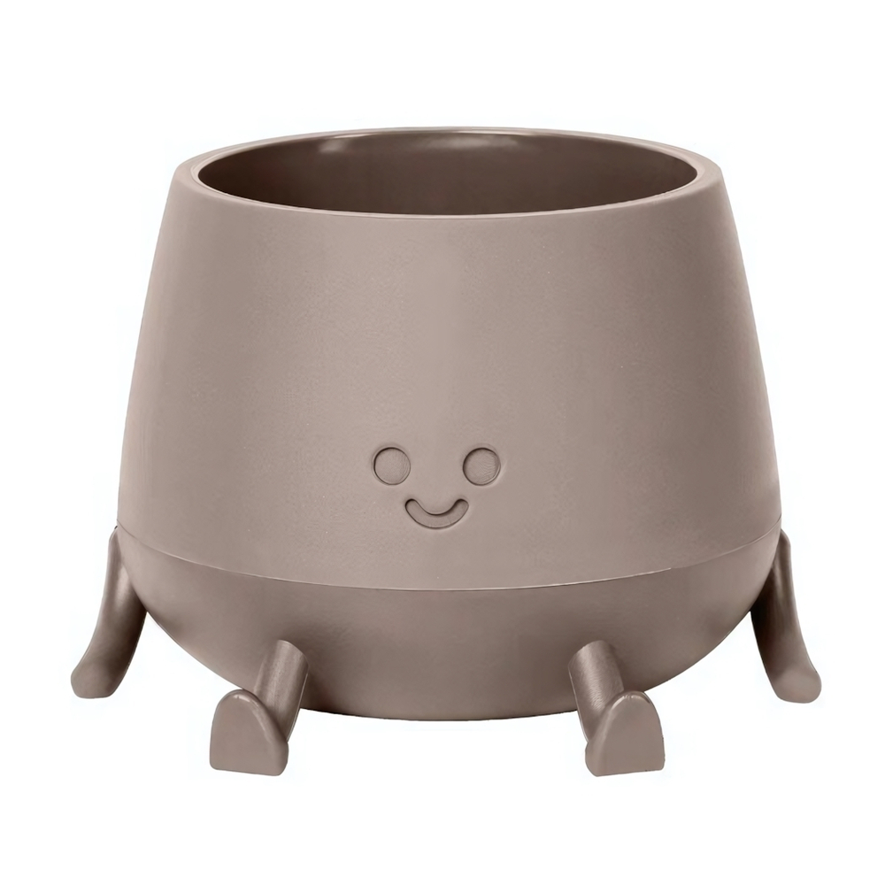 Кашпо "Мистер Грин" (0,6л) с дренажным донышком Цв. Пралине