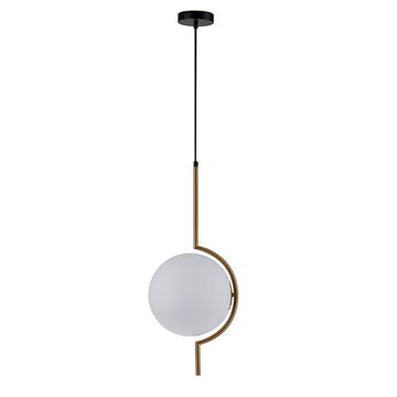 Подвесной светильник 1*G9 V000150 11015/1P Black черный/белый Opaco Indigo