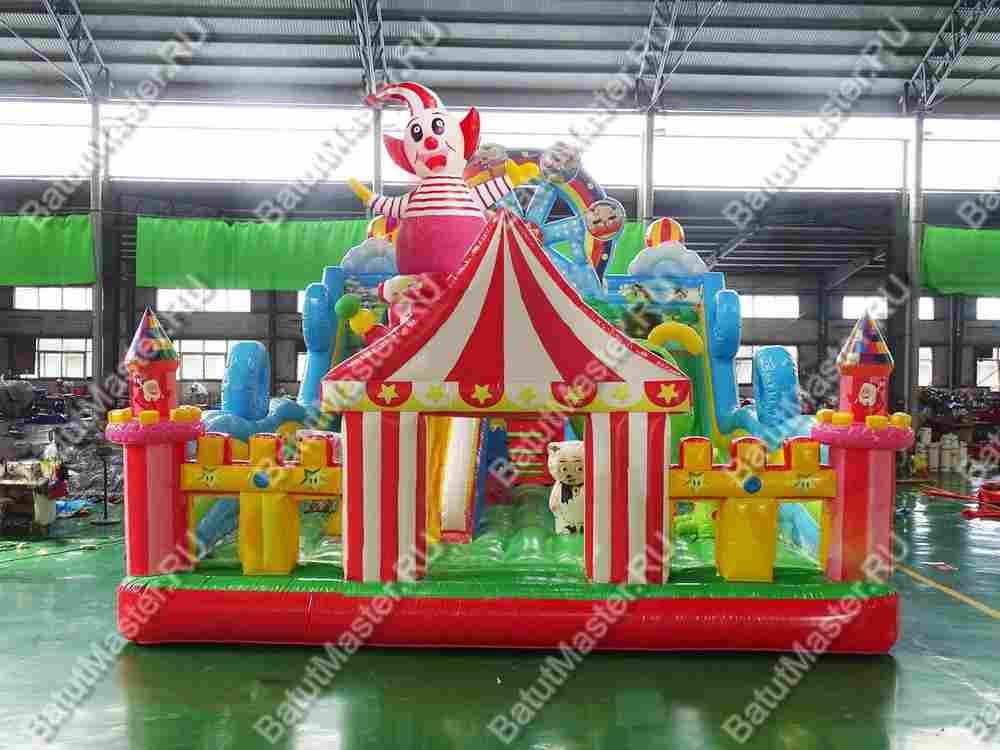 Коммерческий надувной батут "Парк развлечений 2" 12*7*7 м