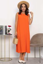Платье Чародейка (оранжевое) П13973-9М LT Collection
