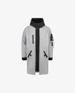 Купить Плащ Heartz Mienai v1.1 Soft-Touch Windbreaker Longcoat  серая Плащ Heartz Mienai v1.1 Soft-Touch Windbreaker Longcoat  серая