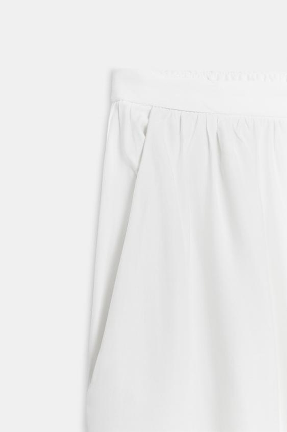 ZARA БРЮКИ СВОБОДНОГО КРОЯ — ZW COLLECTION, БЕЛЫЙ