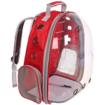 Рюкзак - переноска для животных «ЛЮБИМЫЙ БРО», цвет красный, 27*33*43см/до 7кг (Пакет и Лейбл)