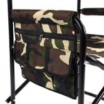 Кресло складное &quot;СЛЕДОПЫТ&quot; с карманом на подлокотнике 585х450х825 мм, сталь