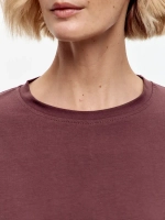 Футболка оверсайз большие размеры летучая мышь шоколад