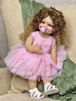 Кукла Реборн виниловая 55см в пакете (FA-826)