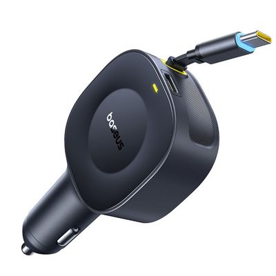 Автомобильная зарядка Baseus PrimeTrip VR2 C+Retractable C Cable 30W