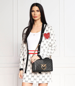 кожаная сумка через плечо love click classic sheep nappa Pinko - черный(100063 A0GK)