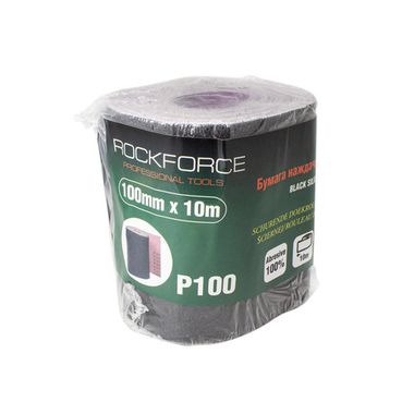 Бумага наждачная на тканевой основе 100ммх10м в рулоне (P100) RockForce##Rock FORCE RF-FB4100C