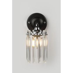 Бра светильник Rivoli June 1062-401 настенный 1хЕ27 60 Вт хрусталь с выключателем | Хрусталь