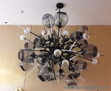 Lindsey Adelman Boom Boom Burst 18.01 Chandelier Replica ( dark ) 
