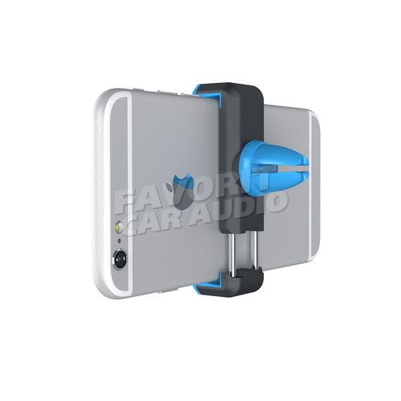 Держатель HOCO CPH01 пластик воздуховод чёрный/серый