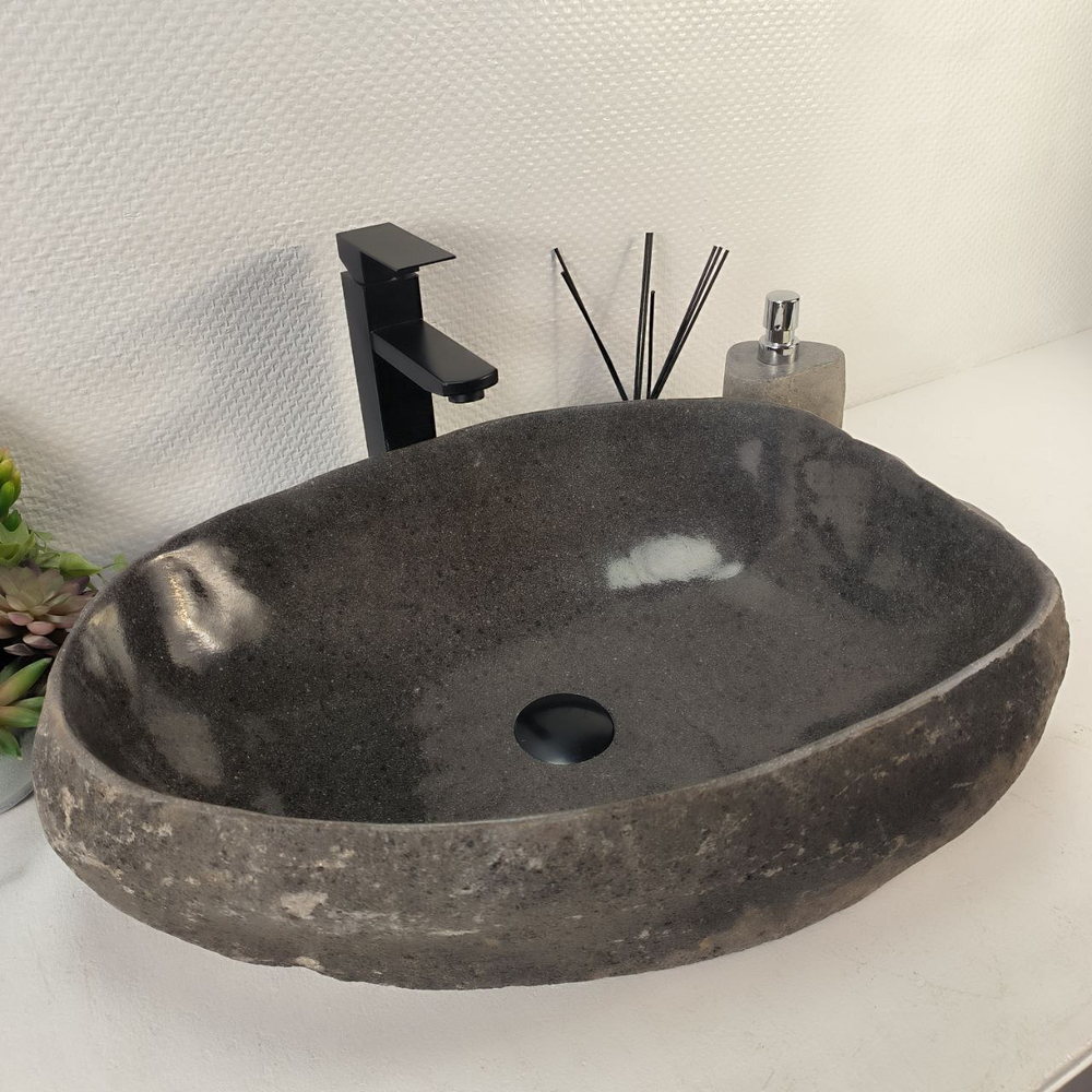 Раковина из речного камня RS-65249 57*42*16 0862