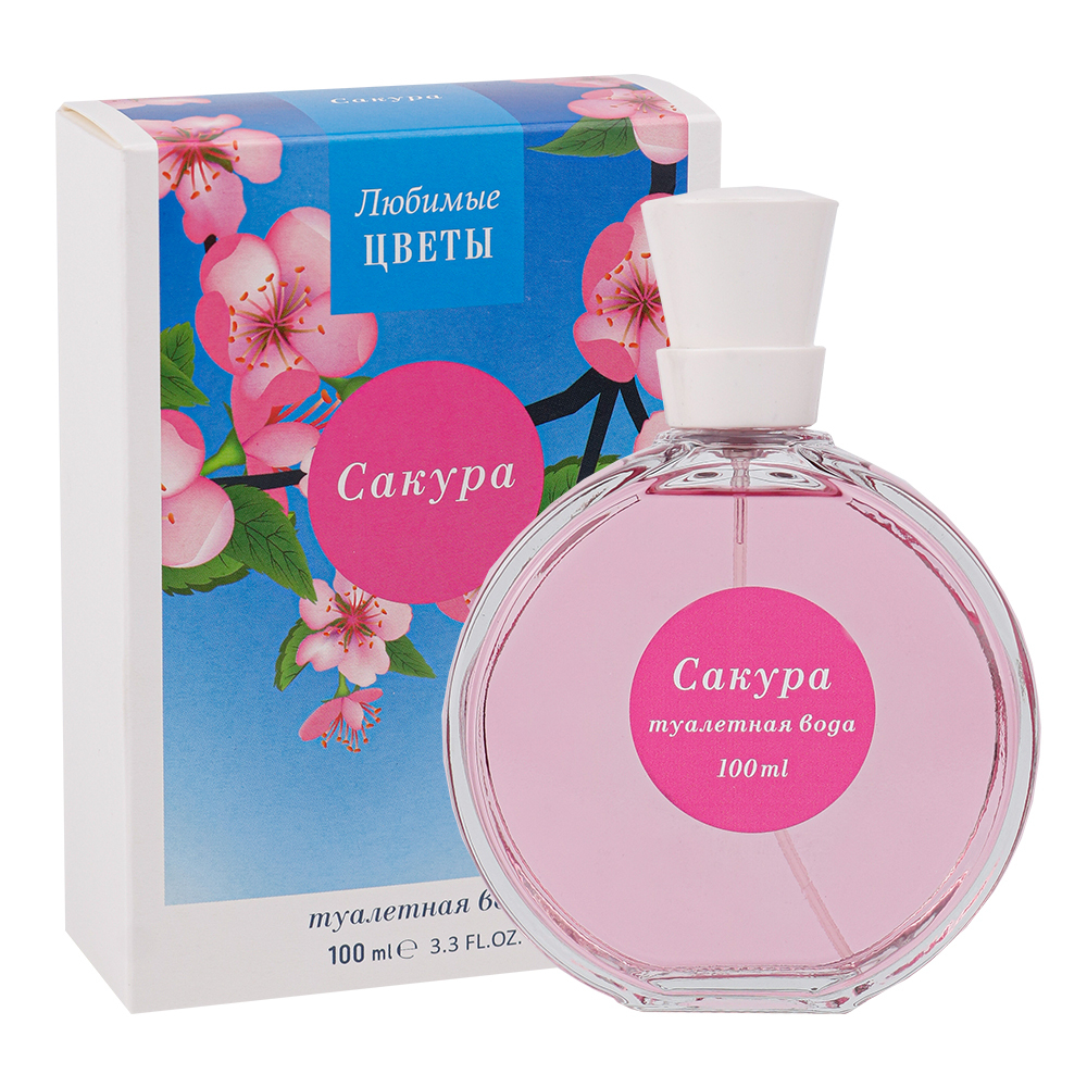 Вода туалетная Любимые цветы Сакура - 100ml for women