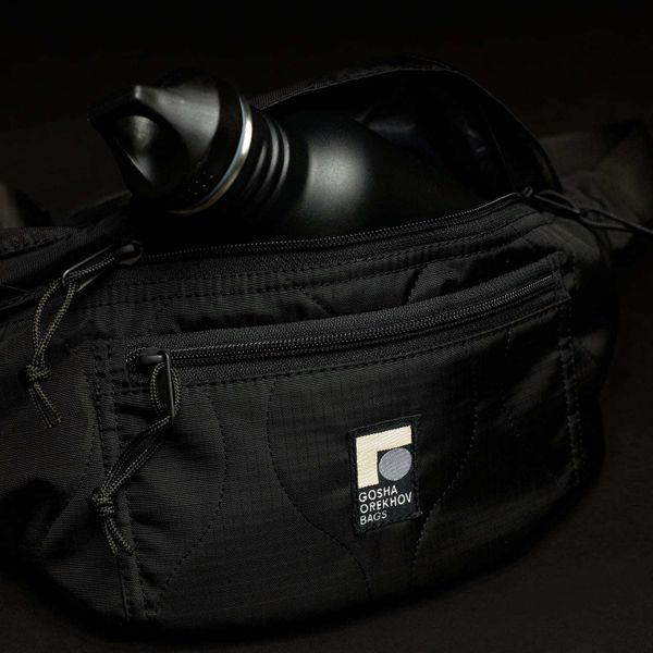 Сумка поясная Go Refrigi Waves Waist черная - фото 2