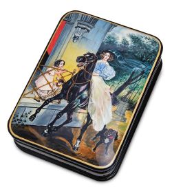 Народные промыслы ШК-55/197 Шкатулка «Всадница» исп. Лидяева Л.