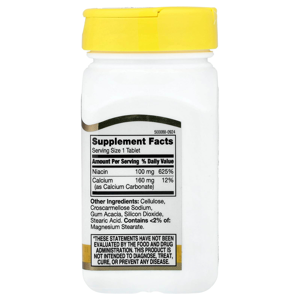 21st Century, Ниацин, 100 мг, 110 таблеток