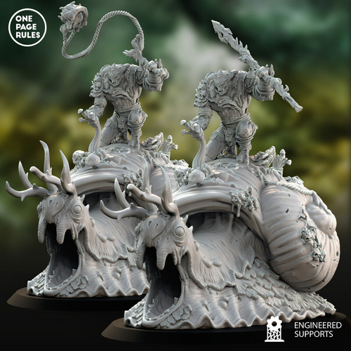 Grand Alliance Chaos Maggotkin of Nurgle Horticulous Slimux 1 шт. миниатюра для dnd, днд, pathfinder, фентези, Настольная игра, НРИ, Варгейм, РПГ