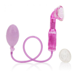Клиторальная помпа с насадками и вибрацией Dr. Laura Berman Selene Vibrating Clitoral Pump (Цвет: розовый)