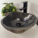 Раковина из речного камня RS-64997 38*35*15 0855