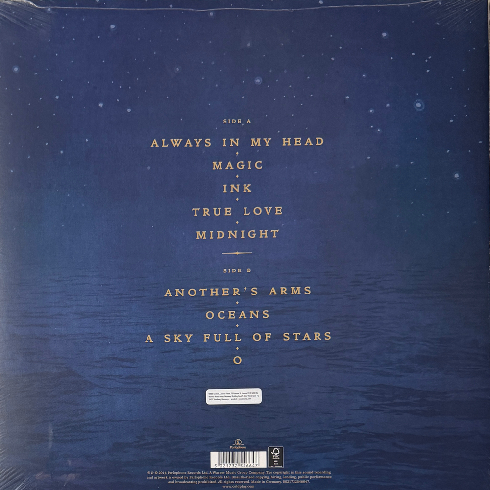 Coldplay ‎– Ghost Stories (Германия 2025г.) Т