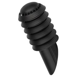 Садово-парковый светильник ЭРА НБУ 01-60-018 Поллар настенный черный IP54 Е27 max60Вт h400мм | Садово-парковые светильники