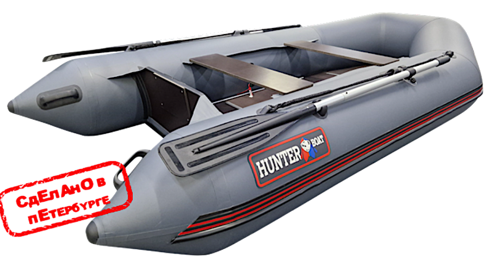 Лодка ПВХ Hunterboat Хантер Классика 290ЛК 290091