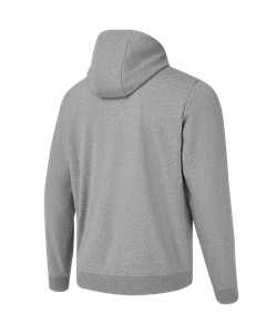 Флисовое худи на молнии ESSENTIAL Cotton Fleece FZ Hoodie, серый меланж