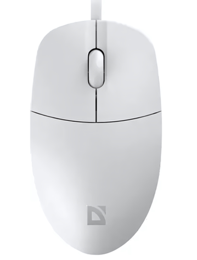 Мышь проводная Azora MB-241 белый,3D,1200dpi,1,8м DEFENDER