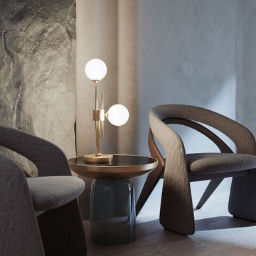 01383/2 / настольный светильник /латунь