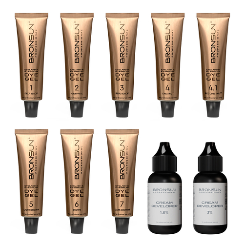 Набор гель-красок и оксидантов BRONSUN NEW