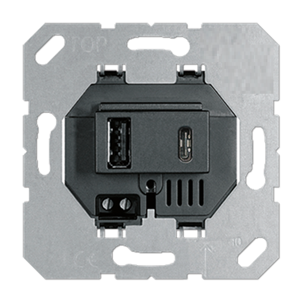 USB зарядное устройство, 3.1A тип A, С черный