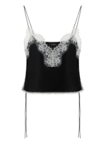 Топ-майка с кружевом