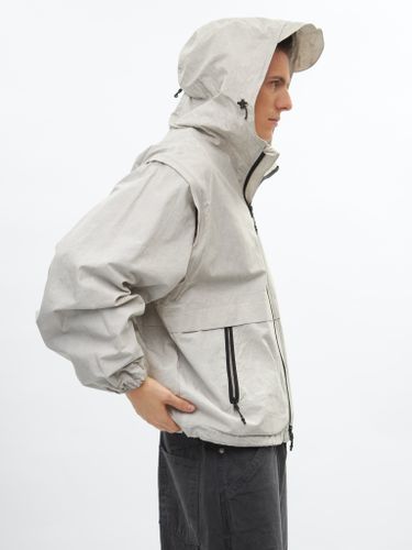 Серая ветровка Earn со съемными рукавами
