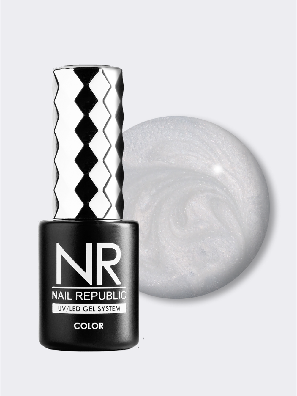 Nail Republic Гель-лак NR-010 PEARL PRINT Жемчужный, 10 мл