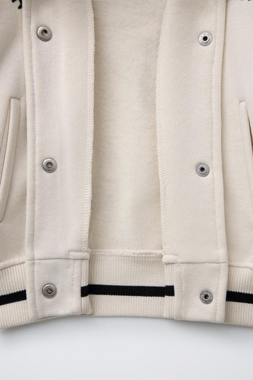 ZARA БОМБЕР HELLO KITTY ©, ЭКРЮ