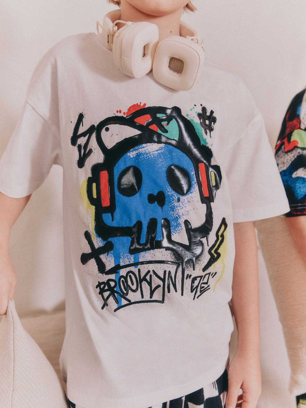 Пижама для мальчика Next AM2-806, 3 шт., Синий, Бежевый