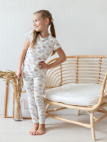 Легинсы Mjölk Ёжики на экрю