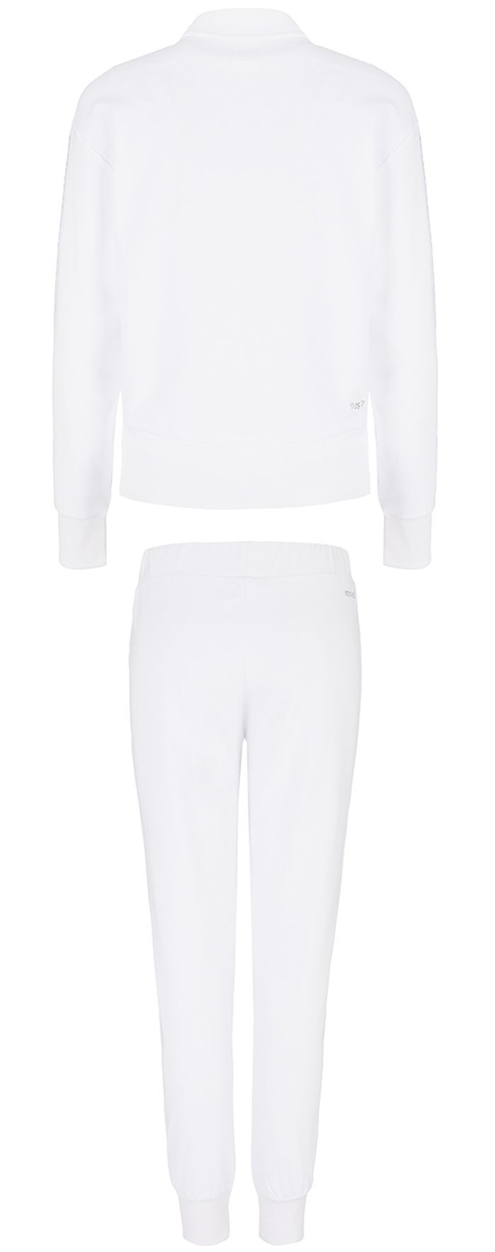 Женский теннисный костюм EA7 Woman Jersey Tracksuit - white