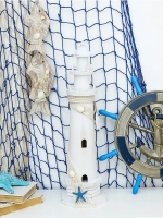 Декор для дома на стену "Штурвал" 43 см