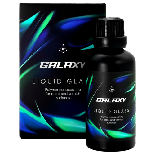 GALAXY  LIQUID GLASS 50мл (жидкое стекло) Полимерное нанопокрытие для лакокрасочных поверхностей