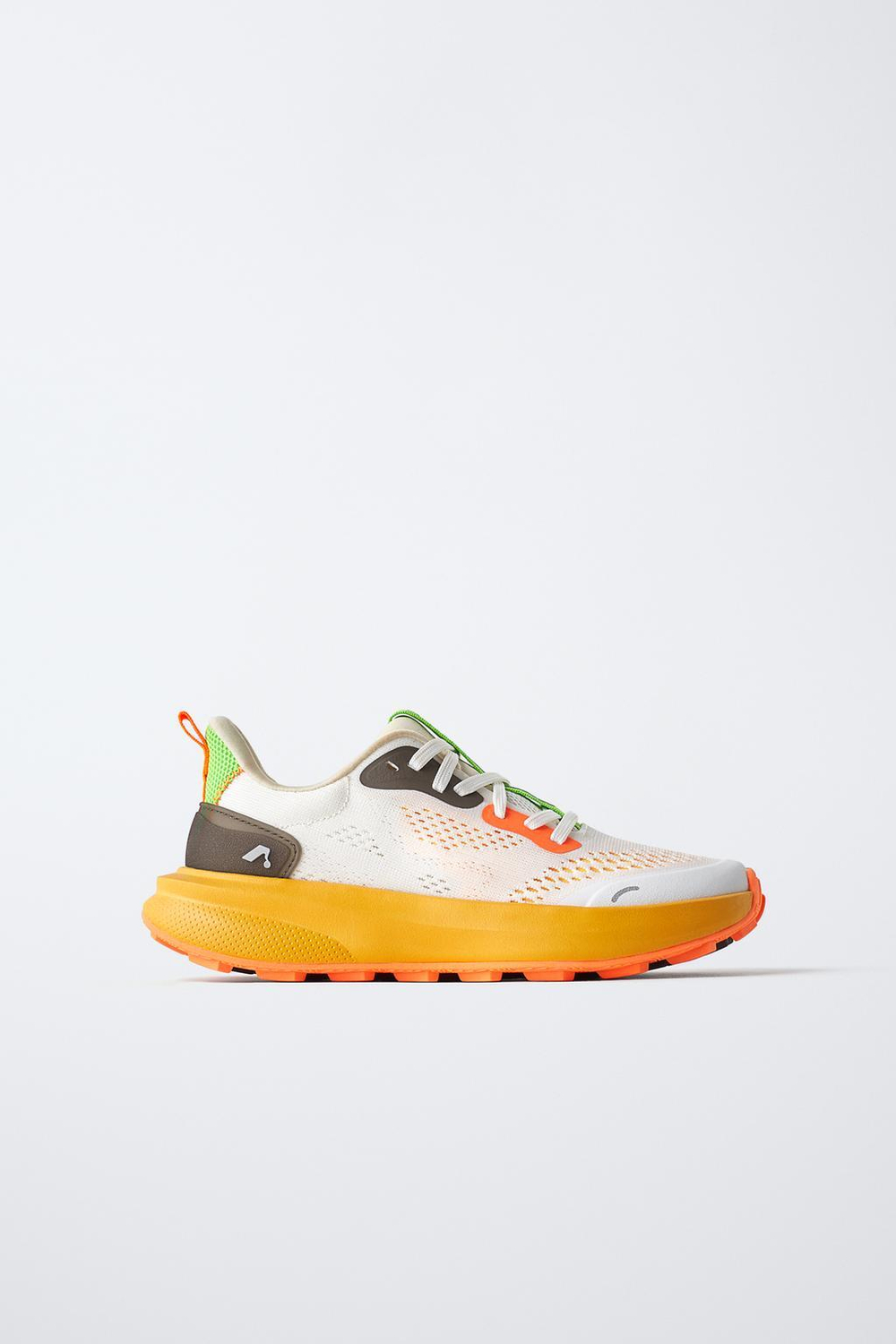 ZARA КРОССОВКИ, ОРАНЖЕВЫЙ