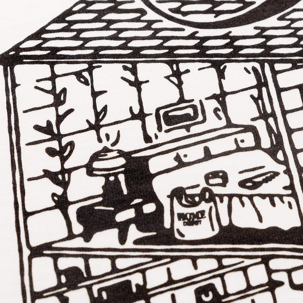 Футболка HAIDED TRUE CRIME Ecru