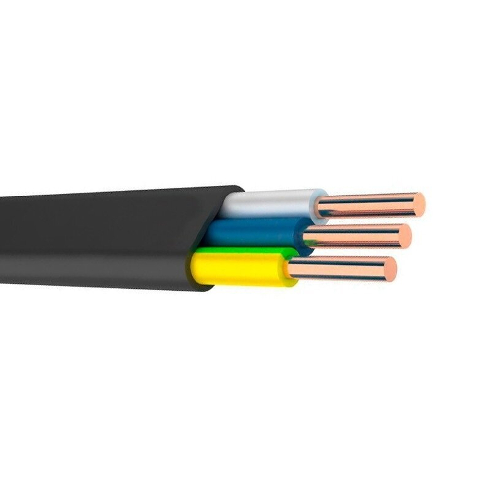 Кабель силовой ВВГ-ПНГ(A)LS 3x1,5 ГОСТ, 50 м ГОСТок