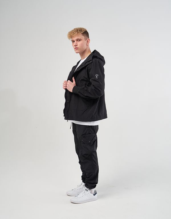 Ветровка We Don’t Care Crinkle Nylon Windrunner Jacket Black - фото 3