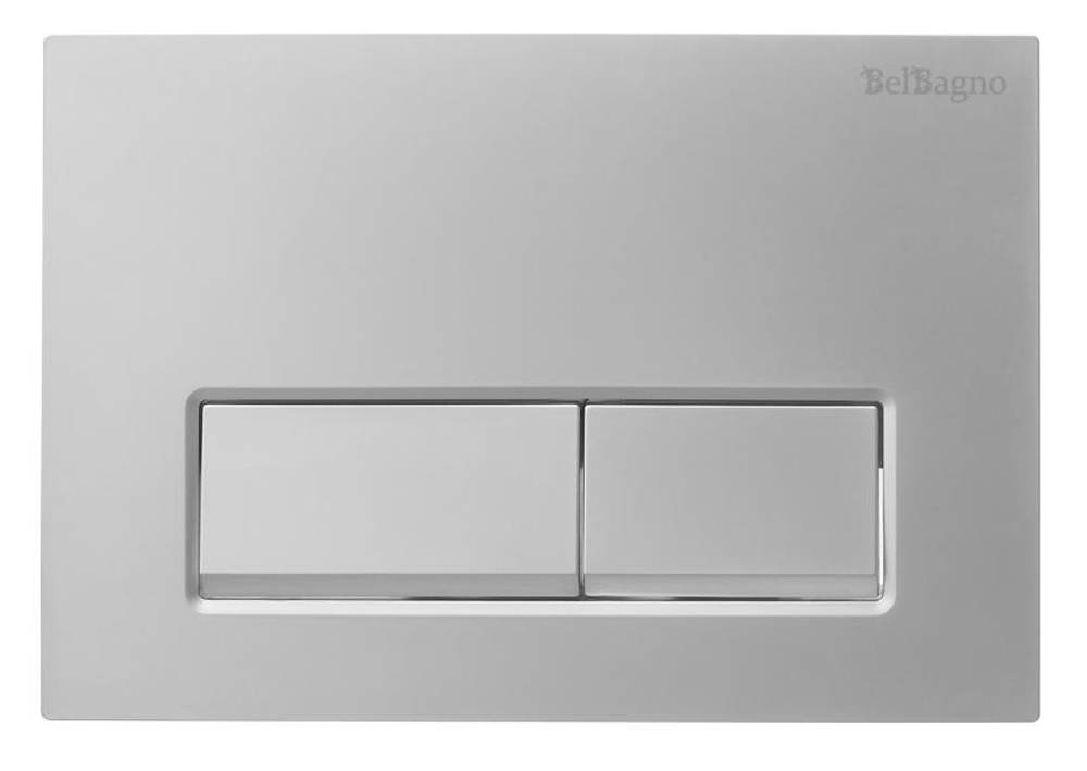 Кнопка смыва BelBagno BB-15R-IN цвет нержавеющая сталь