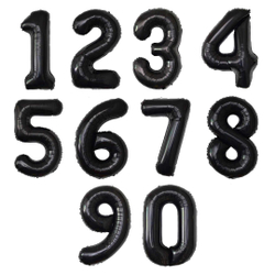 Шар "Цифра" чёрная